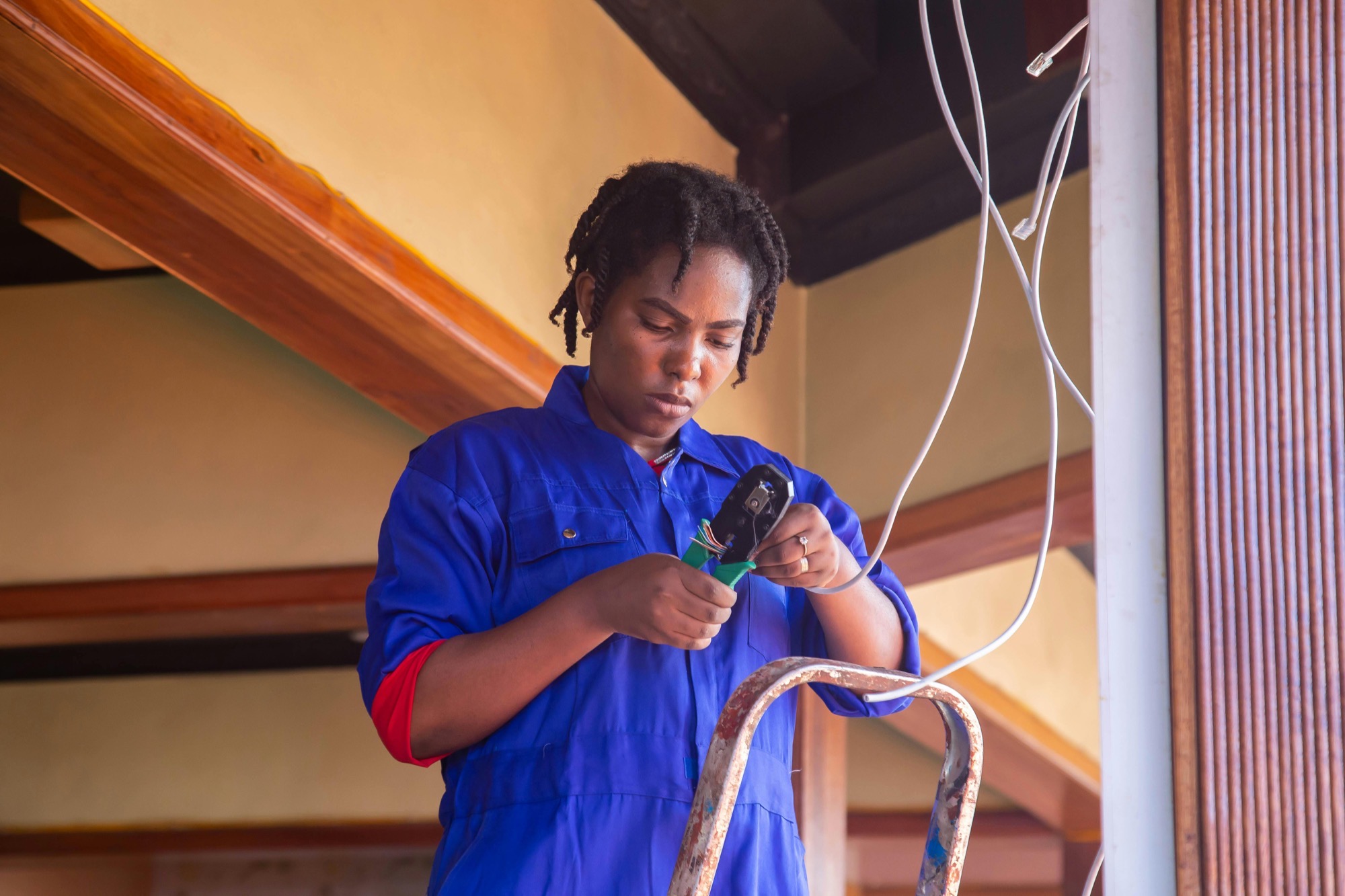 Electrician team on site — SEO for electricians