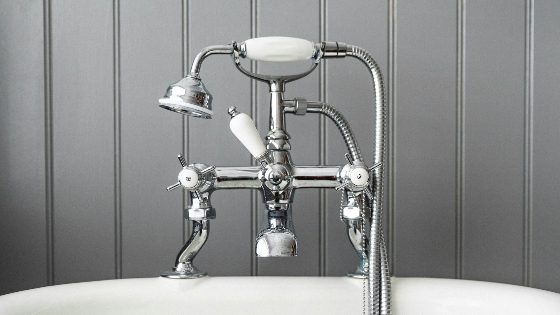 Luxury bathroom taps fitted by Flow Plumbing & Heating